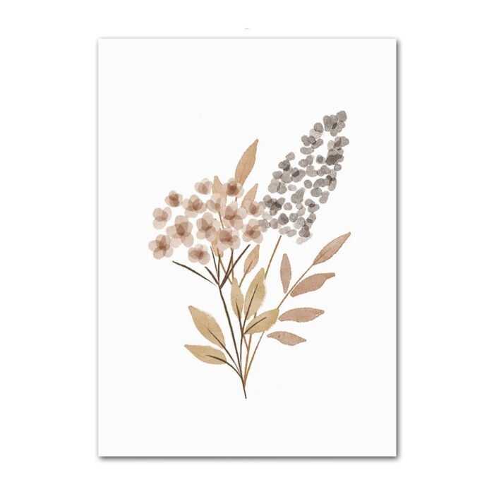 Poster Kinder süße Tiere im Boho Stil Nilpferd Elefant Löwe Regenbogen Sonne und Mond als Deko Print ohne Rahmen – Bild 25
