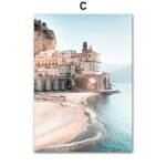 Poster Strand Burg Heißluftballon Kappadokien Buggy Kaffee Zitat I Wandbilder Wohnzimmer & Schlafzimmer I Deko Print Bilder I ohne Rahmen – Bild 4