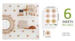 Sticker Kinderzimmer Wandaufkleber Boho Blume I Wand Deko I Wandtattoos I Babyzimmer Wand Deko I Sticker Set – Bild 3