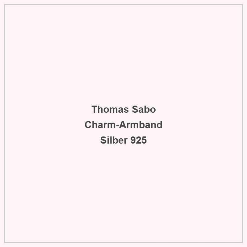 thomas-sabo-charm-armband Thomas Sabo Charm-Armband Silber 925 mit Herz-Anhänger – Bild 1